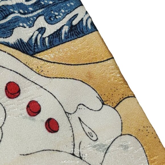 Surrey Mens Necktie Holiday Beach Snowman Christmas Party Vacation Silk Tie - Picture 5 of 7